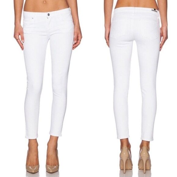 Citizens Of Humanity Denim - Citizens of Humanity Women's White 25 Avedon Skinny Low Rise Jeans